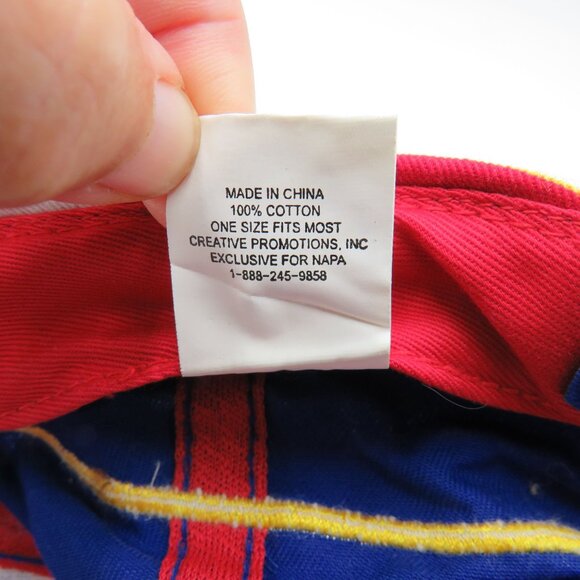 NAPA Racing Hat Patriotic Cap Auto Parts Race Car Number 15 Waltrip Stars - Picture 9 of 9